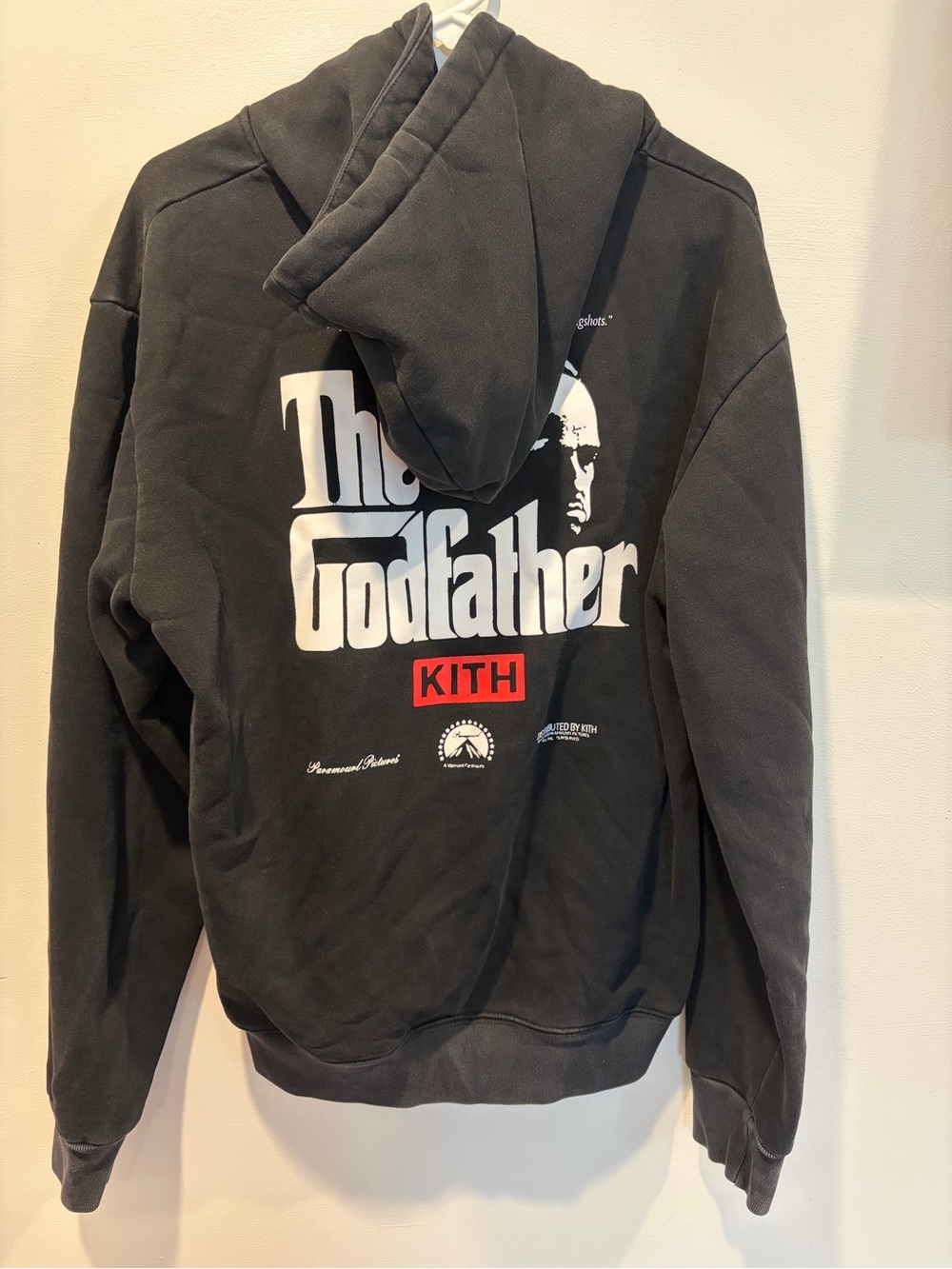 Kith The Godfather Padrino Black Pullover Hoodie XL - Picture 2 of 6